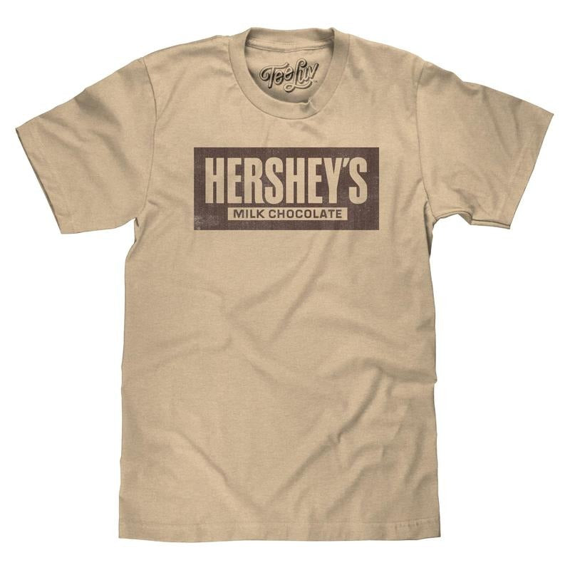Faded Hershey's Milk Chocolate T-Shirt - Cream Hoodie, Sweatshirt | WearSparks.com