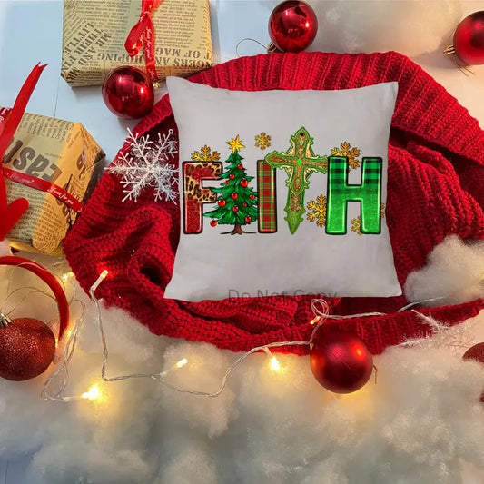 Faith Christmas DTF Transfer ONLY