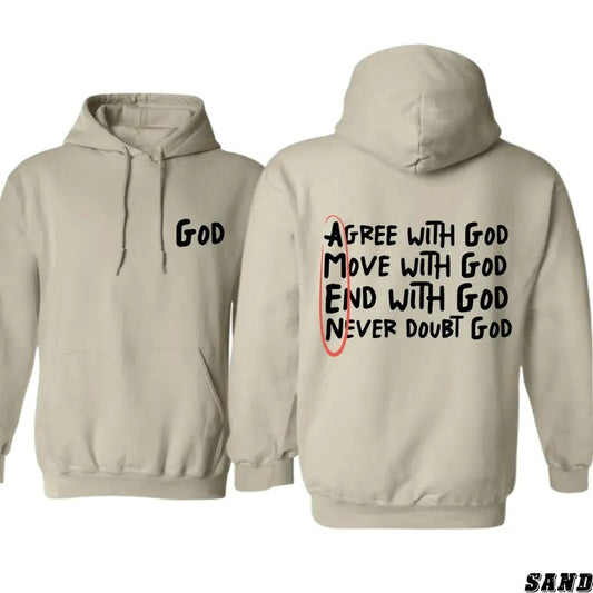 Faith Hoodie - AMEN Acronym Design for Believers, Unisex Classic Fit - Sweaters, Menswear