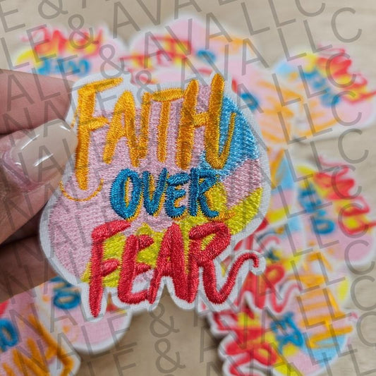 Faith Over Fear Hat Patch (1 Patch)