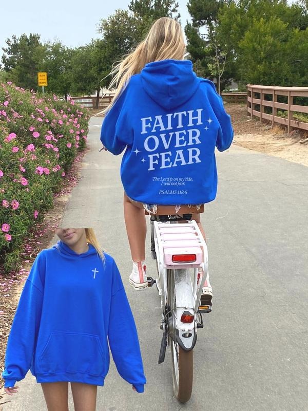 Faith Over Fear Hoodie, Christian Hoodies, Christian Sweatshirt, Jesus Hoodie, Trendy Hoodie, Bible Verse Hoodie, Bible Verse Shirt  T-shirt, sweater and Hoodie