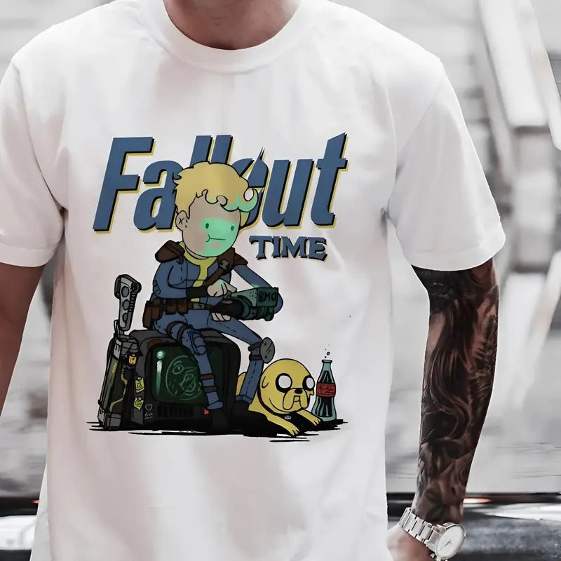 Fallout Time Shirt, Cartoon Character T-shirt Sweatshirt Hoodie, For Men For Women