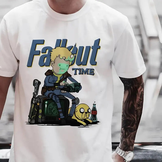 Fallout Time Shirt, Cartoon Character T-shirt Sweatshirt Hoodie, For Men For Women