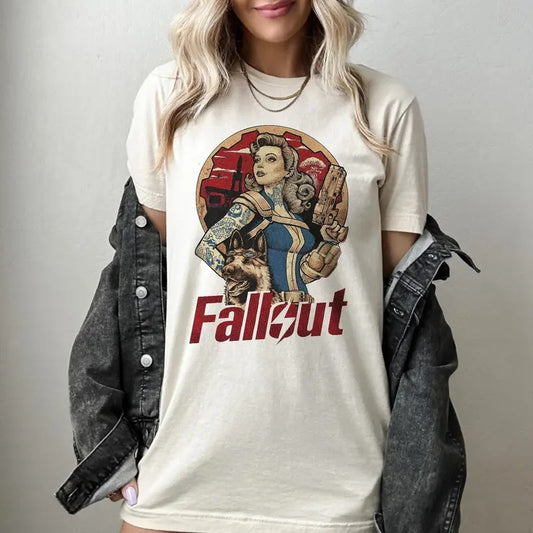 Fallout Vintage Tshirt, Mens Womens Unisex , Cotton, Gift For Fan