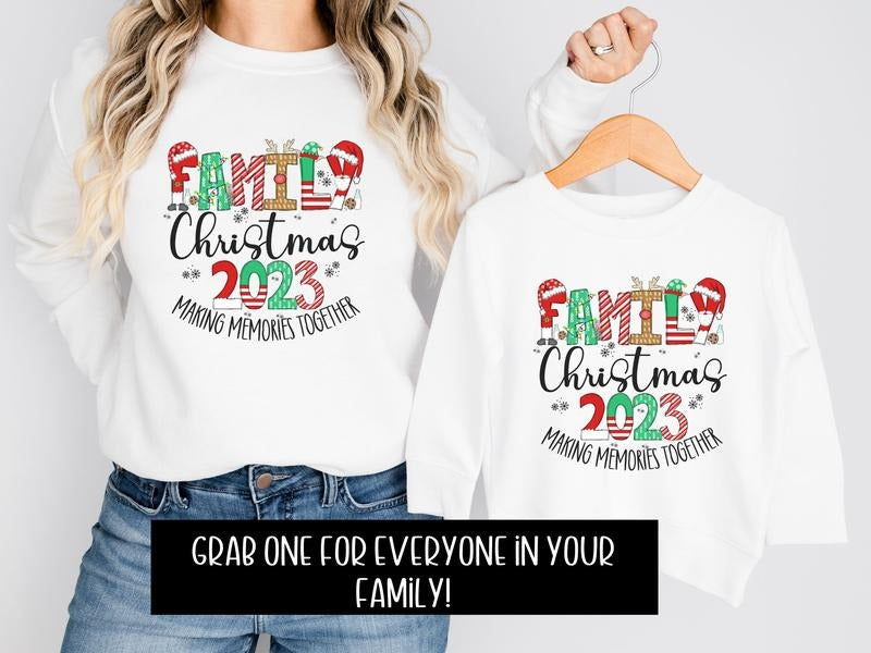 Family Christmas 2023 Sweatshirt