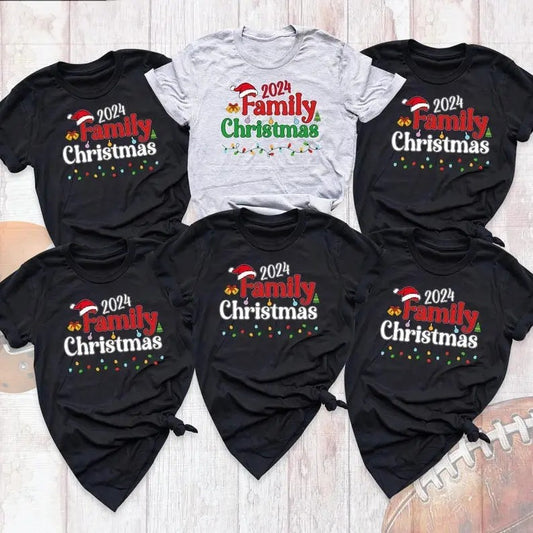 Family Christmas 2024 Shirt, Matching Christmas Santa Shirt, Christmas Party Shirt, Holiday Tshirt, Christmas Group Shirt, Christmas Gift