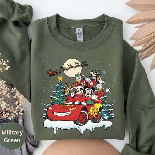 Family Christmas Name Shirt, Monogrammed Family Christmas Shirt, Merry Christmas Sweatshirt, Trending Crewneck