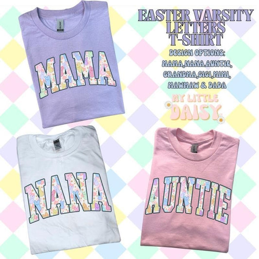 Family Easter Tee, Dad Nana Mama Mini Easter Tshirt, Spring Holiday Shirt, Easter Bunny T-shirt, Happy Easter Tee, Easter Day Shirt