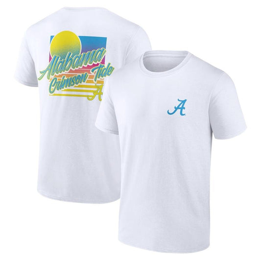Fanatics Branded Alabama Crimson Tide White High Hurdles T-Shirt