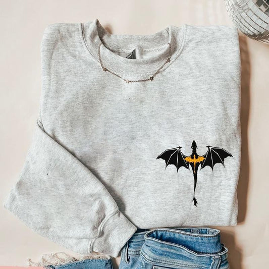 Fantasy Books Dragon Sweatshirt, The Empyrean Series Sweater, Fantasy Dragon Book Lover Shirt, Book Club Book Lover Gift, Booktok Shirt