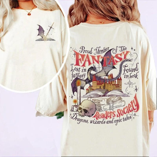 Fantasy Reader Society,Fantasy Reader Society Shirt,Fantasy Reader Book Shirt,Read Books Stay Weird, Romantasy Readers Society,Dragon Ride