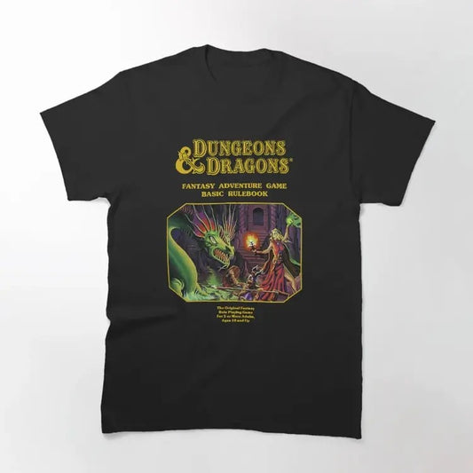 Fantasy Roleplaying On The Table Fantasy Adventure Game Music Fans Classic T-Shirt, Unisex - Shirt