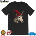Fantasy Unicorn Red Wizard Hat Magic Creature Halloween T Shirt