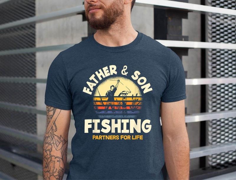 Father And Son Fishing Partners For Life Tee Shirt Gift For Men Father's Day Shirt Fishing Dad Tee Shirt Fishing Lover Tee Shirt  T-shirt, sweater and Hoodie
