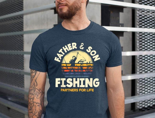 Father And Son Fishing Partners For Life Tee Shirt Gift For Men Father's Day Shirt Fishing Dad Tee Shirt Fishing Lover Tee Shirt  T-shirt, sweater and Hoodie