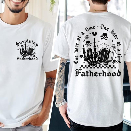 FatherHood Sweatshirt, One Beer At A Time Shirt, Dad Sweatshirt, Father Gift, Father Sweatshirt, Funny Father Sweatshirt...