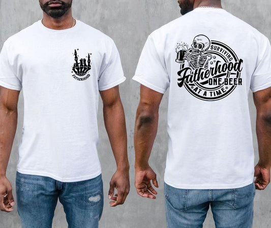 Fatherhood Surviving One Beer At A Time Svg Png Fatherhood Png Dad Svg Skull Svg Funny Png Sarcastic Png Pocket Included TK43GNstyle{n002}2
