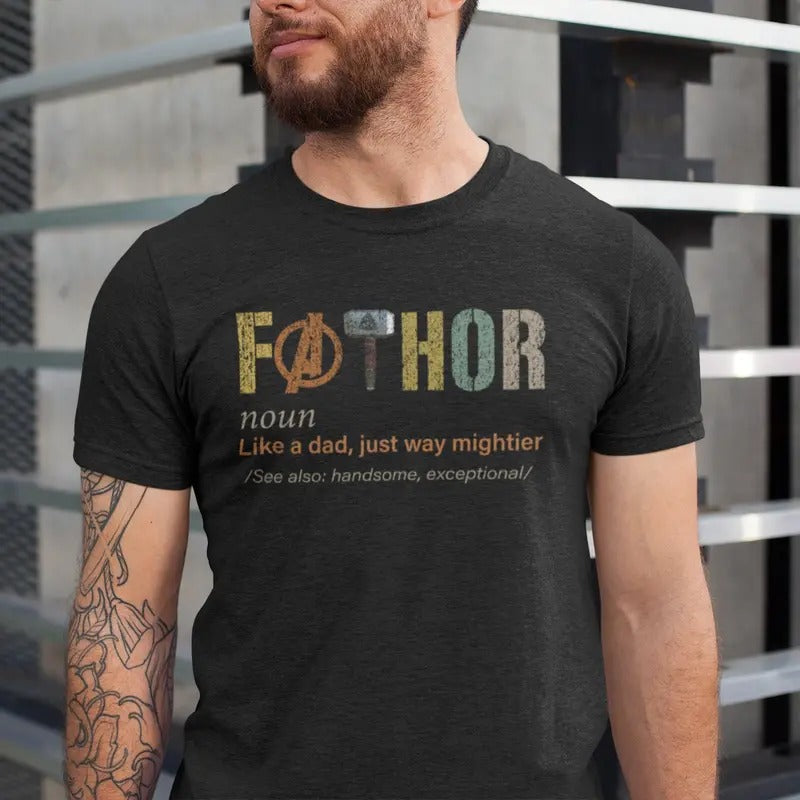 Fathor Shirt, Dad Shirt, Shirt For Dad, Father's Day Tee Shirt, Dad Gifts From Daughter, Fathor Shirt, Dad Shirt, Dad Birthday Shirt, Unisex T-Shirt, Gifts For Dad, Short Sleeve Tee Shirt, Gifts For Birthday Fathers Day