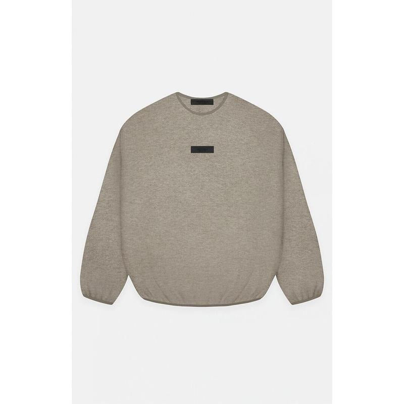 Fear of God ESSENTIALS Men's Heather Grey Crew Neck Sweatshirt