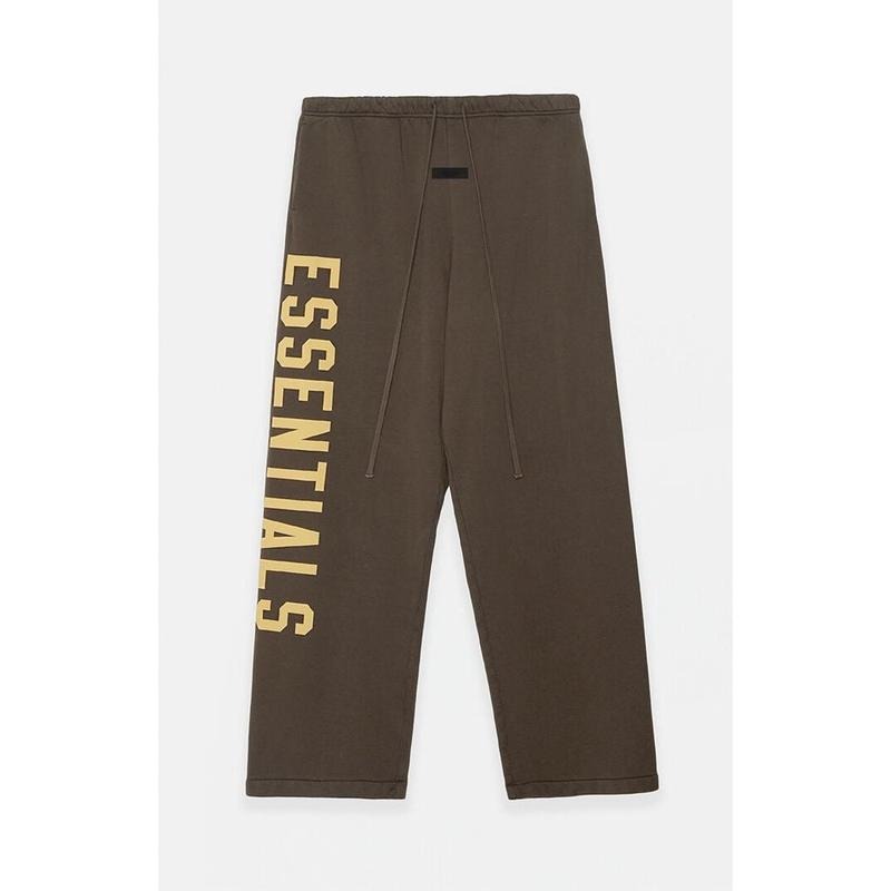 Fear of God Essentials Men's Brown Heavy Fleece Relaxed Sweatpants
