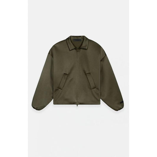 Fear of God Essentials Men's Women's Military Satin Bomber Jacket