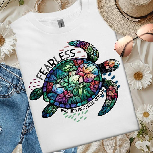 Fearless Sea Turtle DTF Transfers - THIS IS NOT A SHIRT Hoodie, Sweatshirt | WearSparks.com