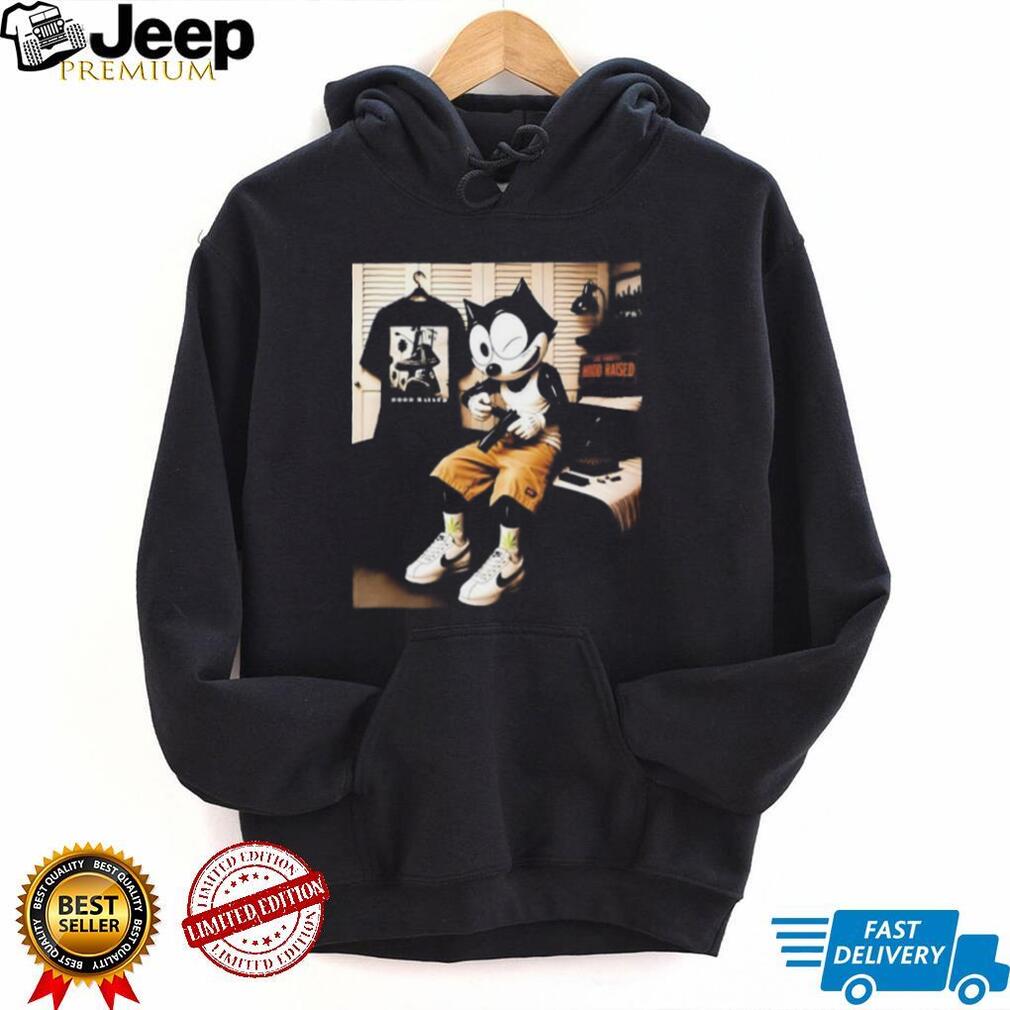 Felix the Cat Hood Raised Los Angeles shirt