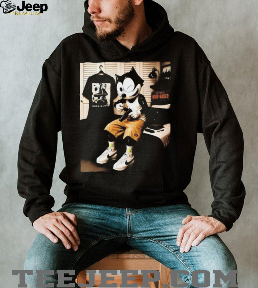Felix the Cat Hood Raised Los Angeles shirt