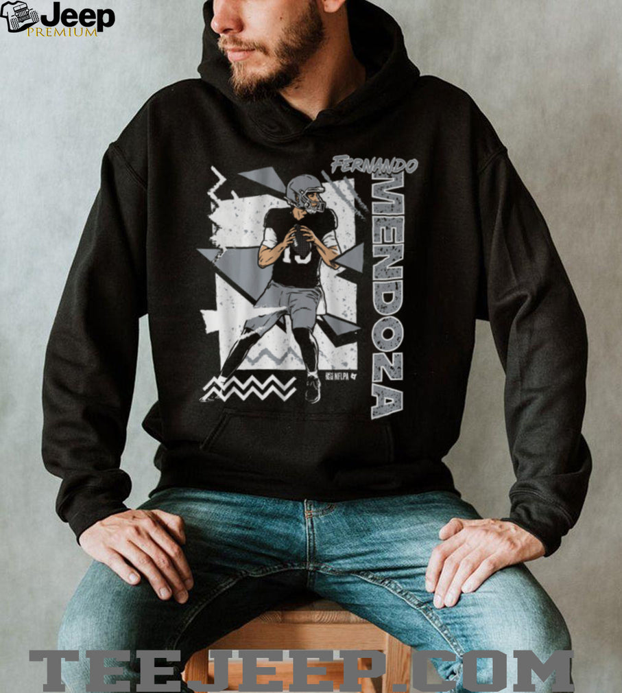 Fernando Mendoza Quarterback Retro Geometric Abstract Style Sports Fans T Shirt