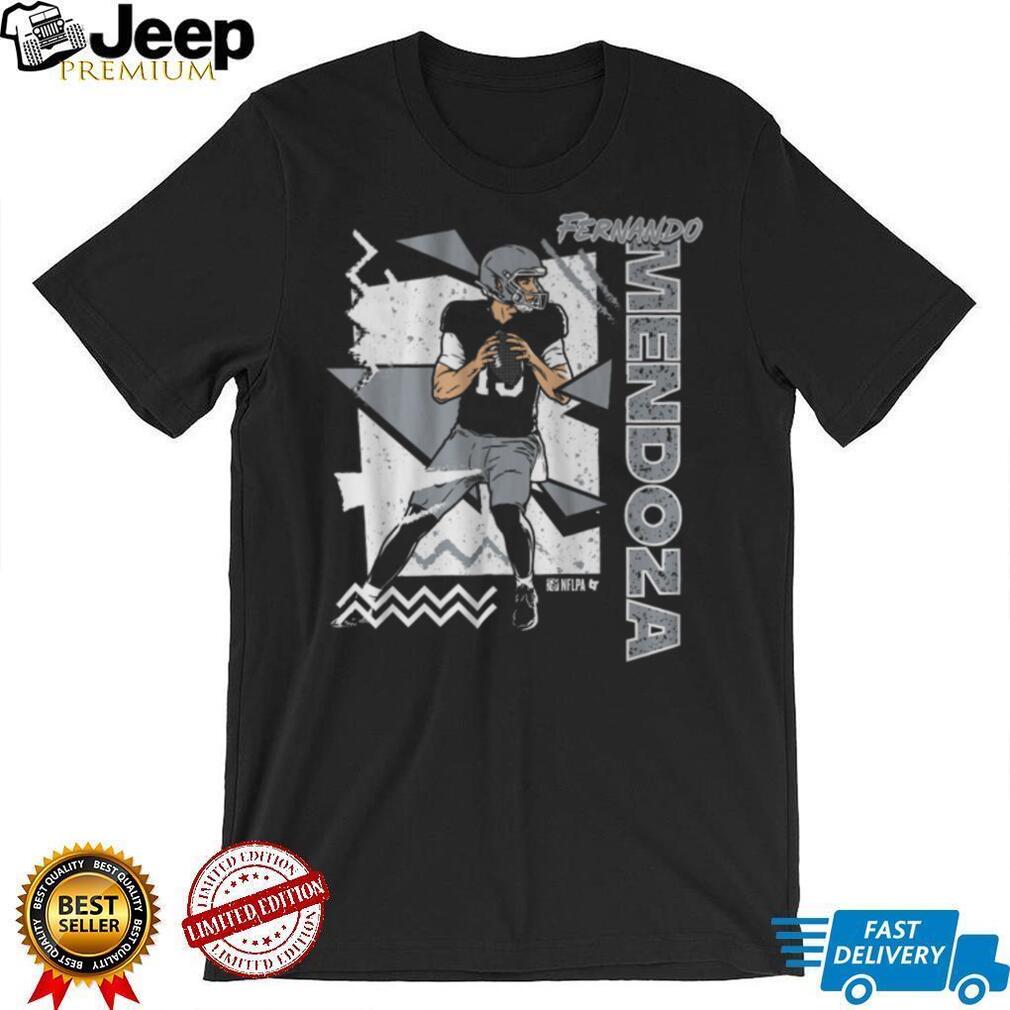 Fernando Mendoza Quarterback Retro Geometric Abstract Style Sports Fans T Shirt