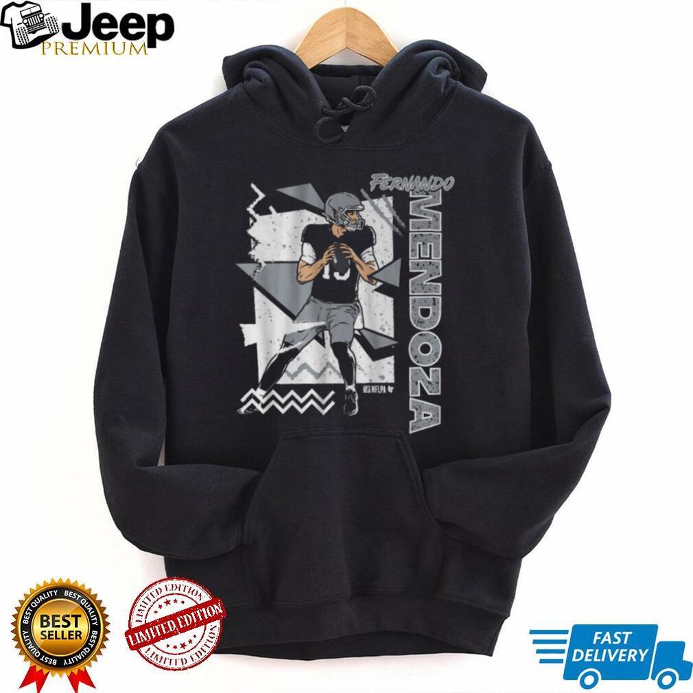 Fernando Mendoza Quarterback Retro Geometric Abstract Style Sports Fans T Shirt