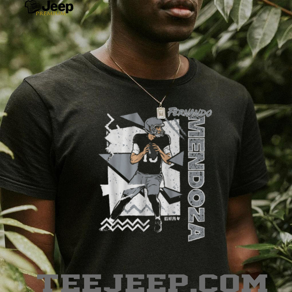 Fernando Mendoza Quarterback Retro Geometric Abstract Style Sports Fans T Shirt