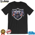 Fernando Mendoza Raiders Number 15 Shield Logo Paint Drip Sport Fan T Shirt