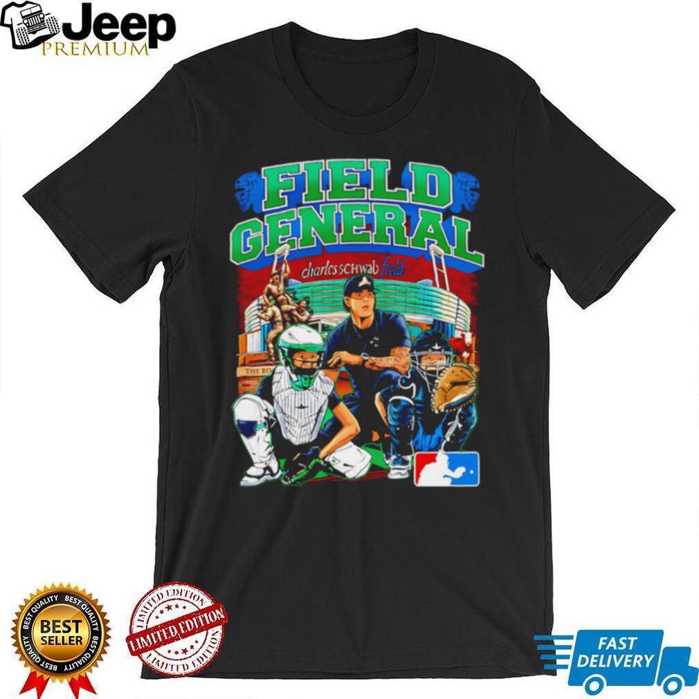 Field General Baseball Coach Charles Schwab Field College World Series Retro Fan T Shirt