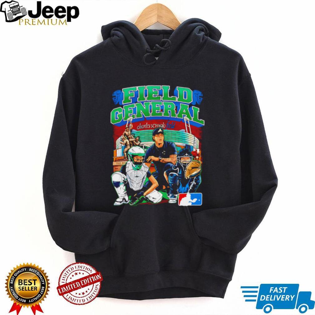 Field General Baseball Coach Charles Schwab Field College World Series Retro Fan T Shirt