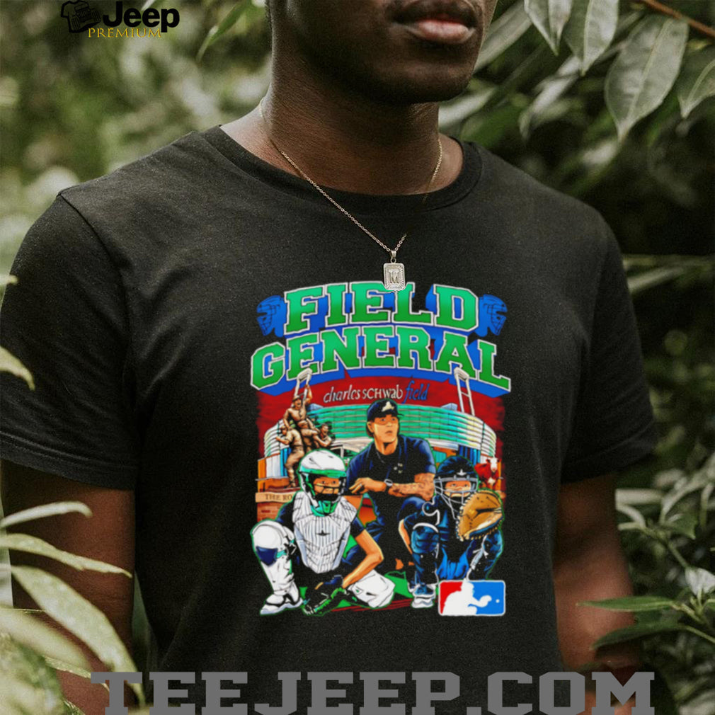 Field General Baseball Coach Charles Schwab Field College World Series Retro Fan T Shirt