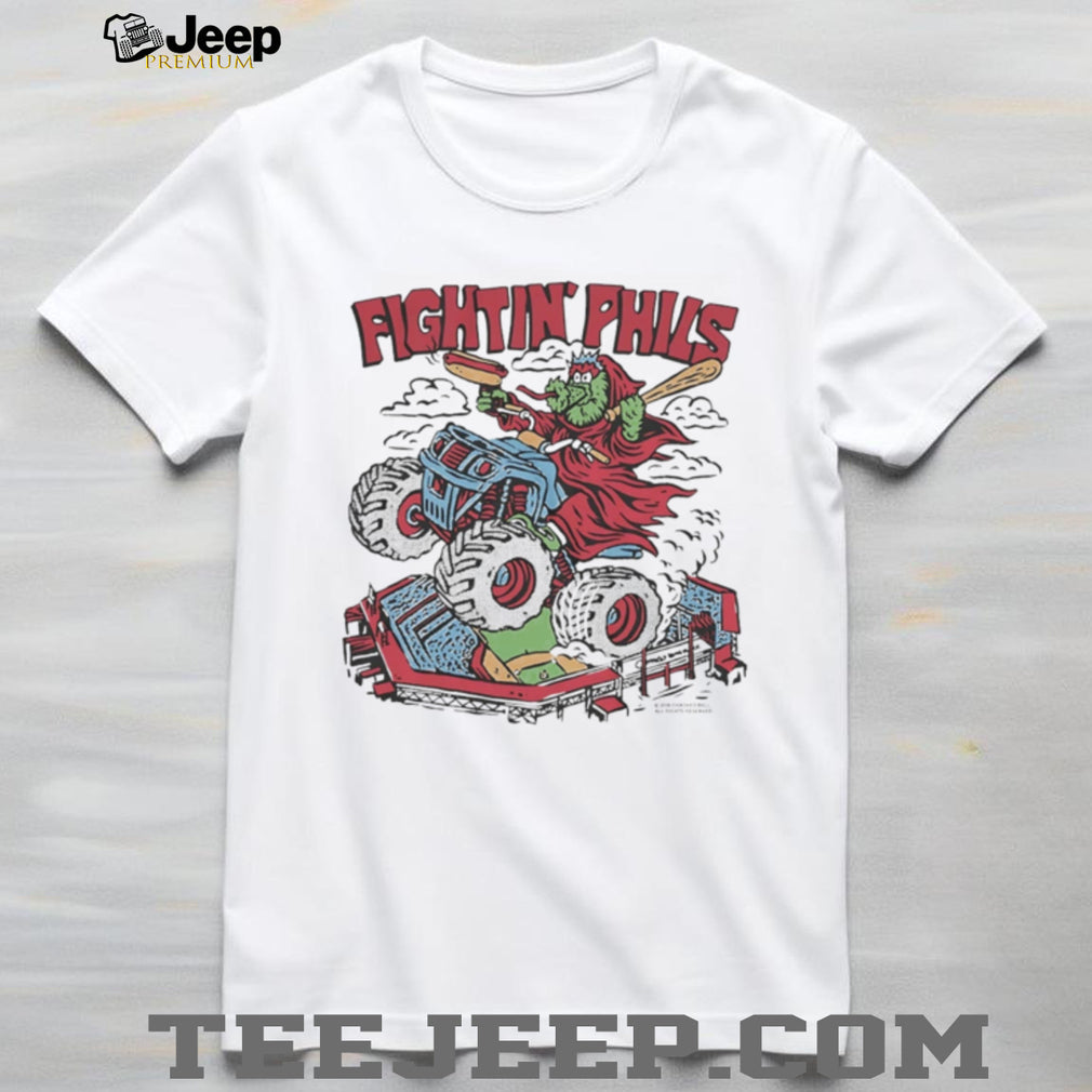 Fightin’ Phils Monster Truck Stadium Mascot Graphic T Shirt