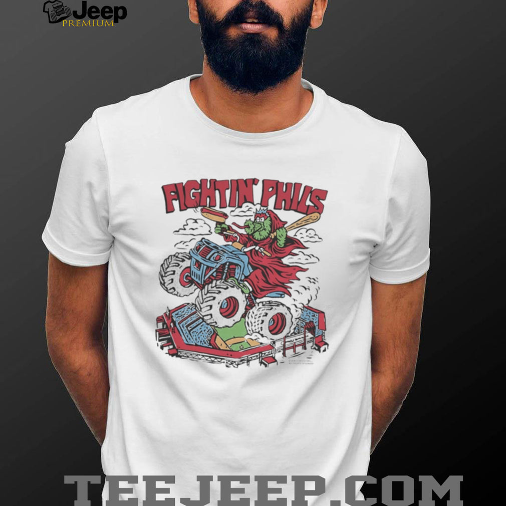 Fightin’ Phils Monster Truck Stadium Mascot Graphic T Shirt