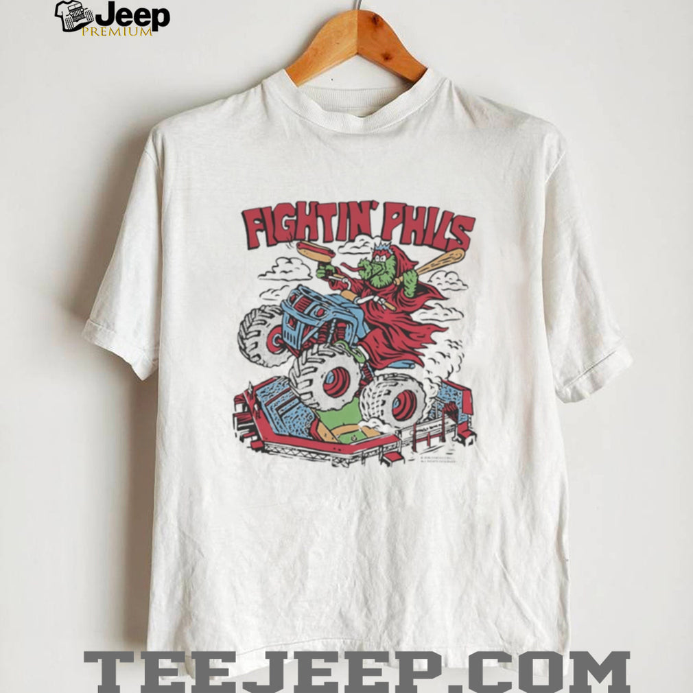 Fightin’ Phils Monster Truck Stadium Mascot Graphic T Shirt