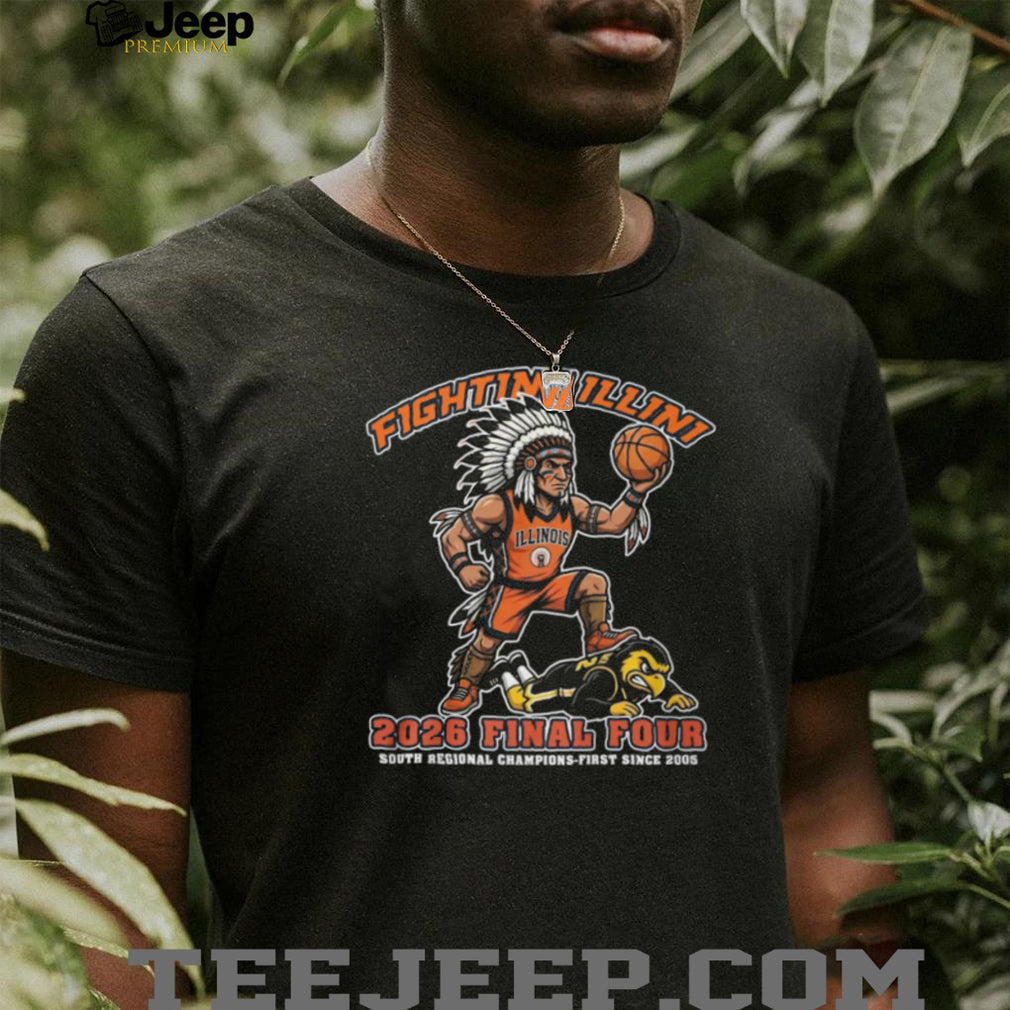 Fighting Illini 2026 Final Four South Regional Champions Basketball T Shirt