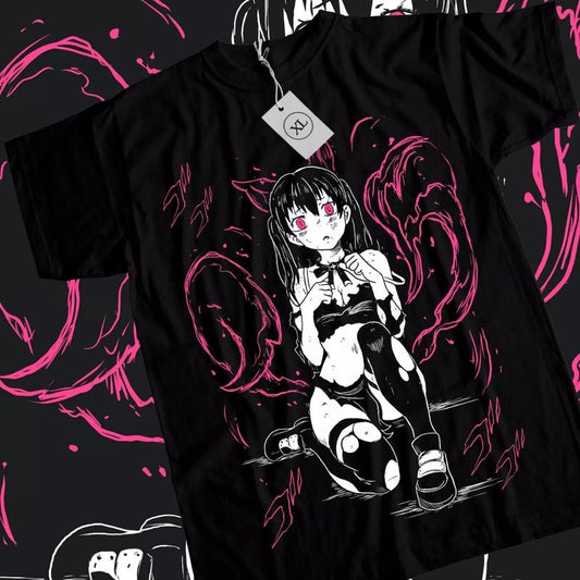 Fire Force Anime T-Shirt & Sweatshirt, Cat Girl Tamaki Graphic Tee, Anime Manga Lover Gifts Ball Comfort