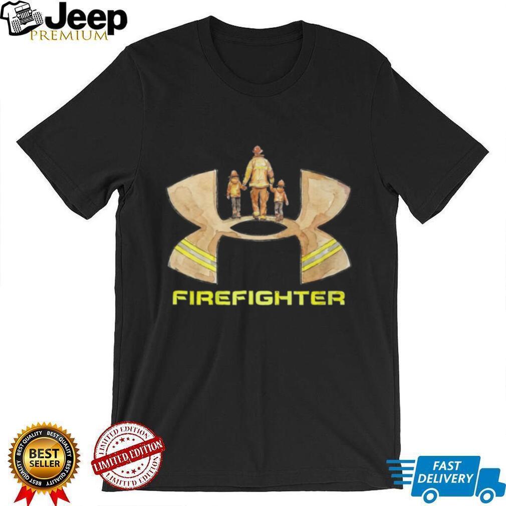 Firefighter Dad and Kids “Follow My Lead” Fire Rescue T Shirt