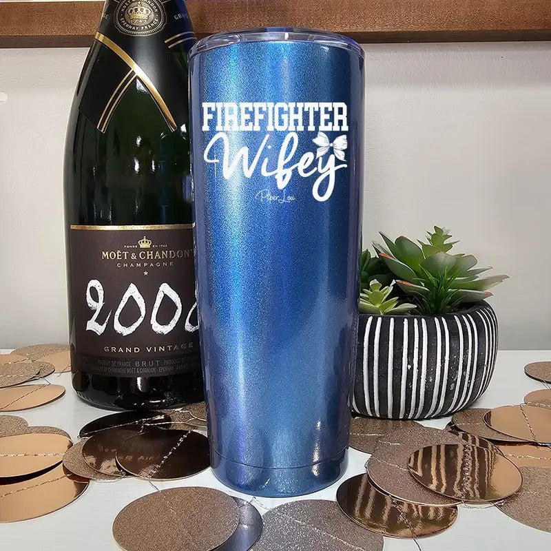 Firefighter Wifey Laser Etched Tumbler T-Shirts, Hoodie, Sweatshirt | WearSparks.com