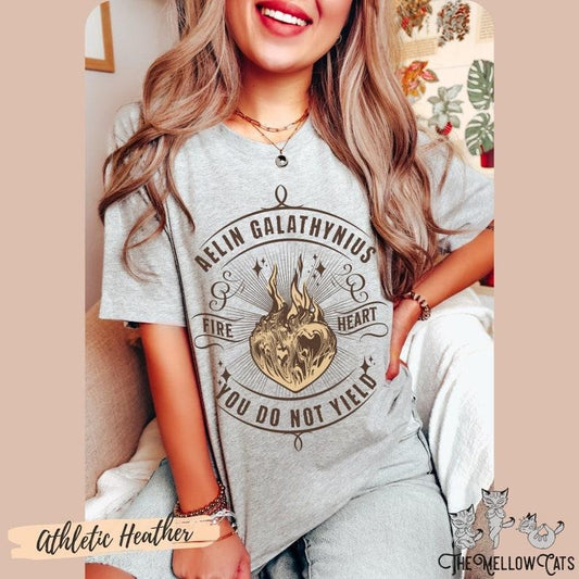 Fireheart Throne of Glass Shirt SJM Official LICENSE Sarah J. Maas Tog Merch Manon Blackbeak The Thirteen Aelin Galathynius Rowan Dorian