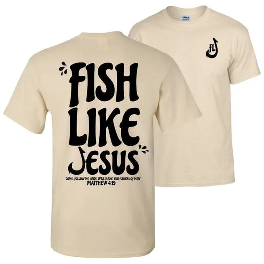 FishLikeJesus T-Shirt, for men women. jesus gift