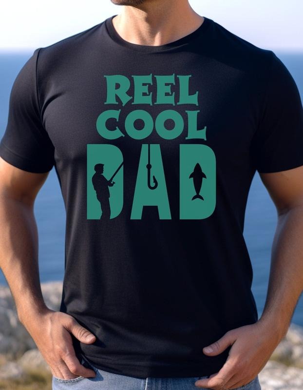 Fishing Dad Shirt Angler Father Tee Reel Dad Apparel Fishing Enthusiast Dad Reel Cool Dad Shirt Father's Day Gift Father's Day Shirt TK43GN