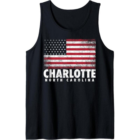 Flag USA Tank Top Funny Gym Racerback Sleeveless Shirts made in USA