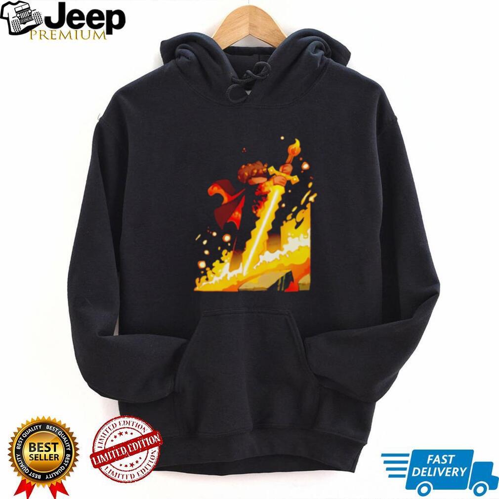 FlameFrags Sword Character Gaming Fantasy shirt