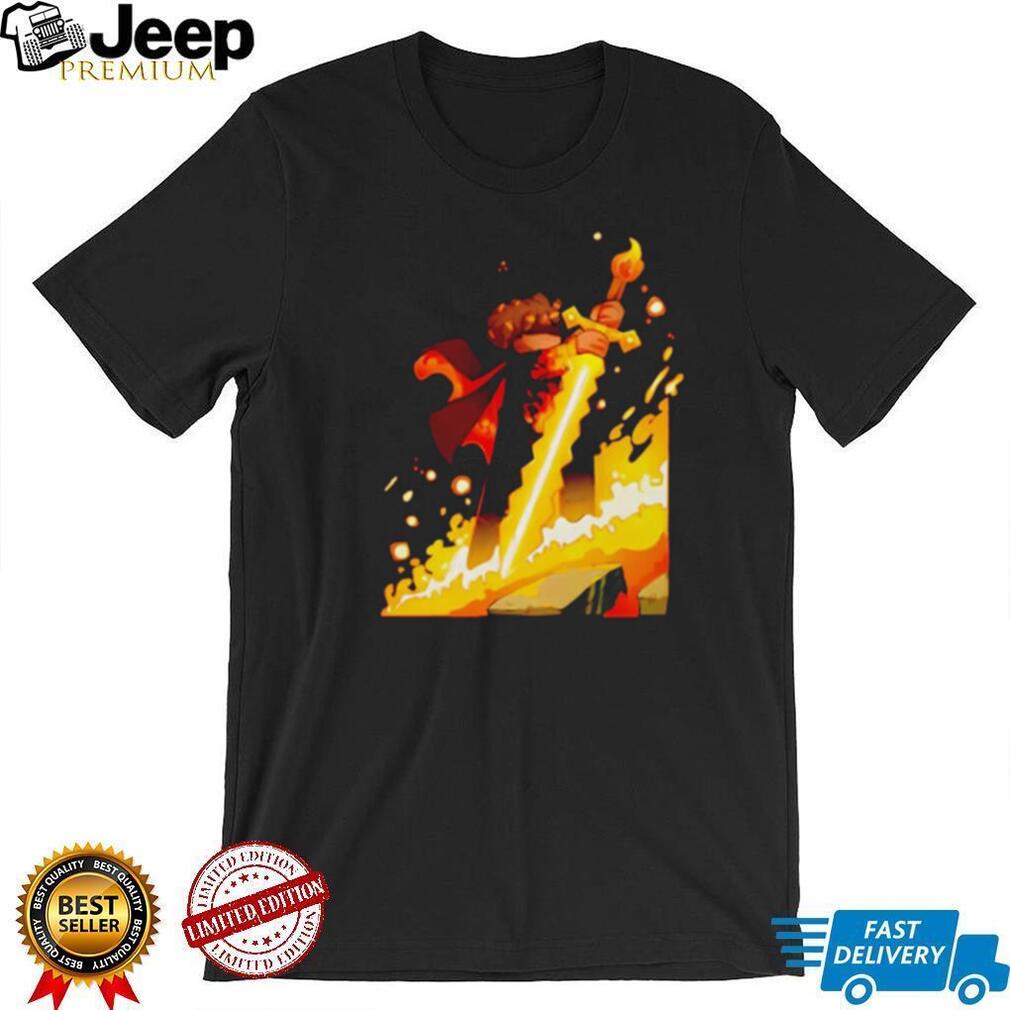 FlameFrags Sword Character Gaming Fantasy shirt