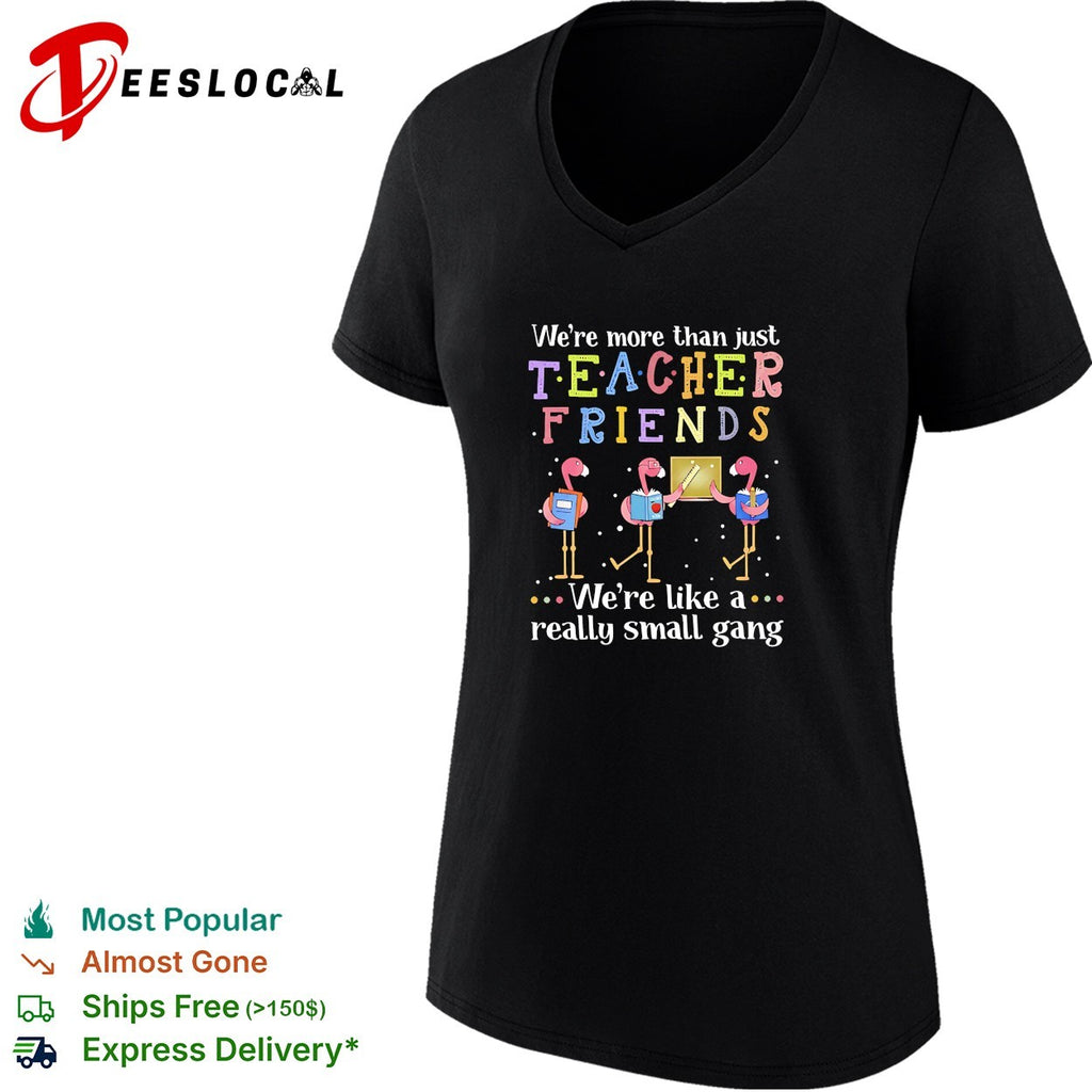 Flamingo we’re more than just teacher friends were like a really small gang shirt